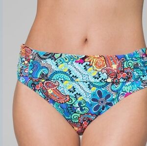 Bleu Rod Beattie Swim Bottom Size 14 Blue Orange